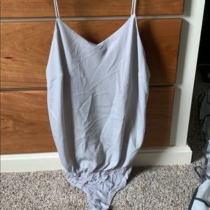 Grey cami onesie